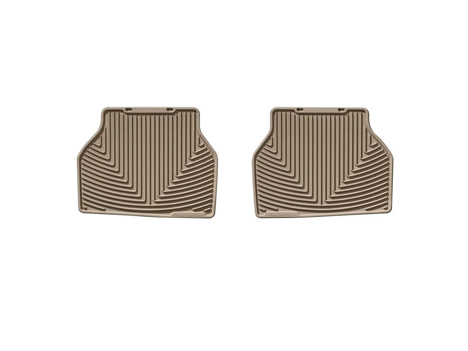 WeatherTech All Weather Floor Mats; Tan; Rear;
