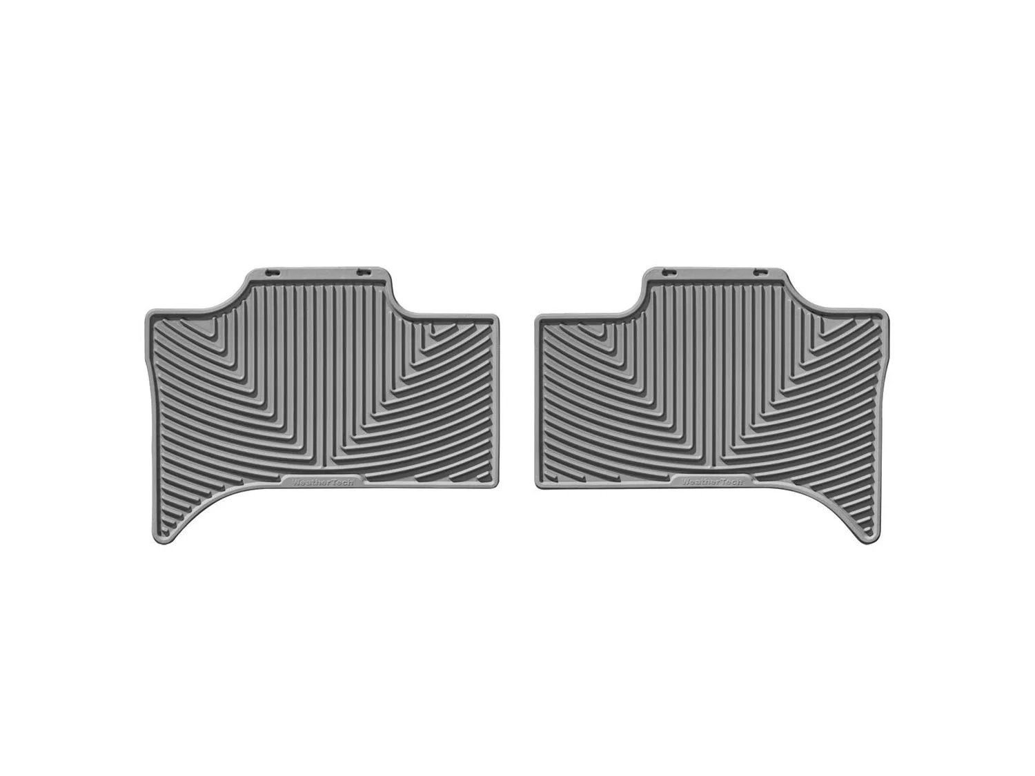 WeatherTech All Weather Floor Mats; Gray; Rear;