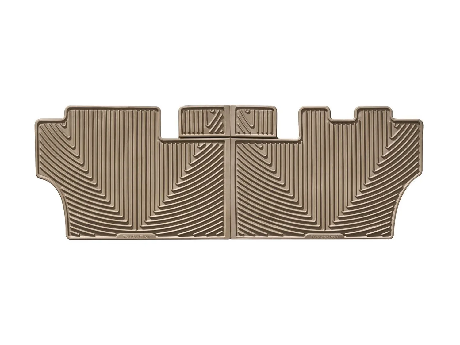 WeatherTech All Weather Floor Mats; Tan; Third Row;