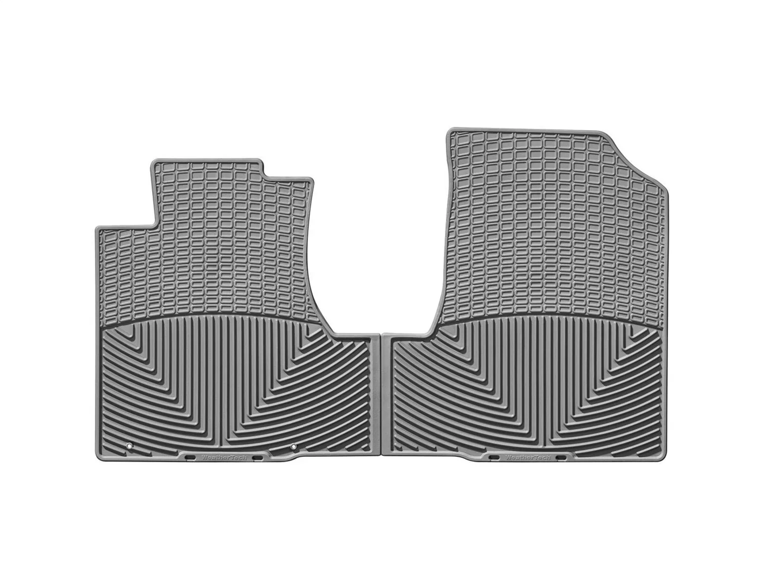 WeatherTech All Weather Floor Mats; Gray; Front;