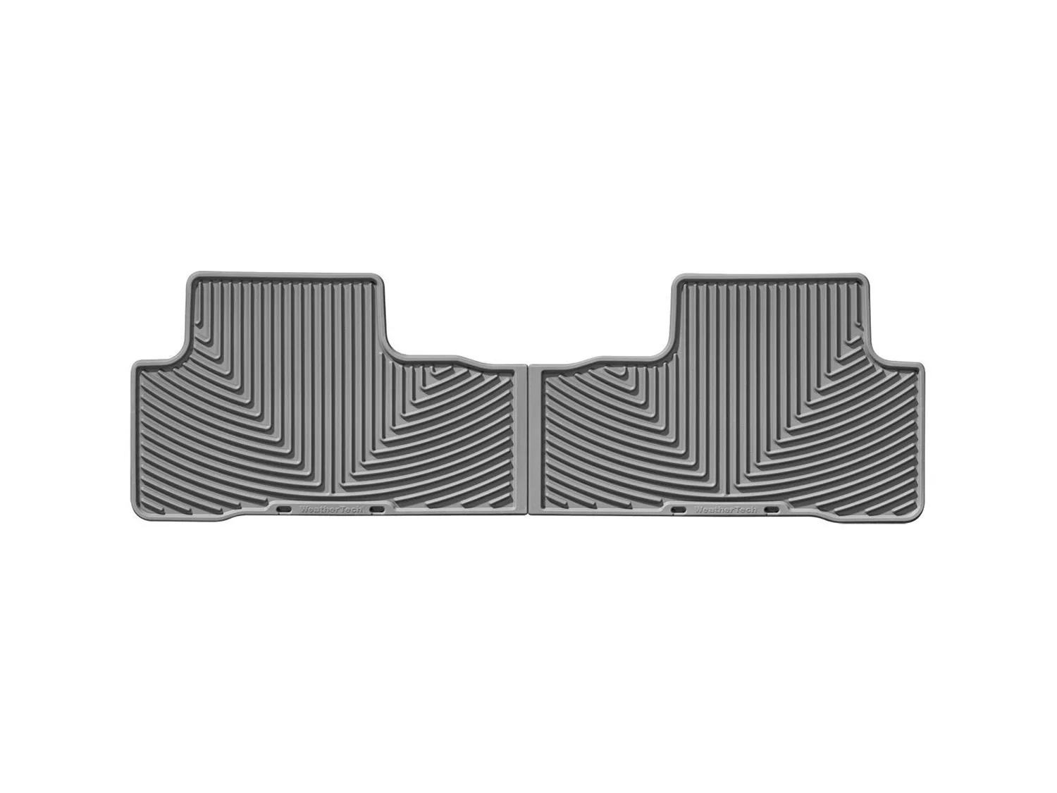WeatherTech All Weather Floor Mats; Gray; Rear;