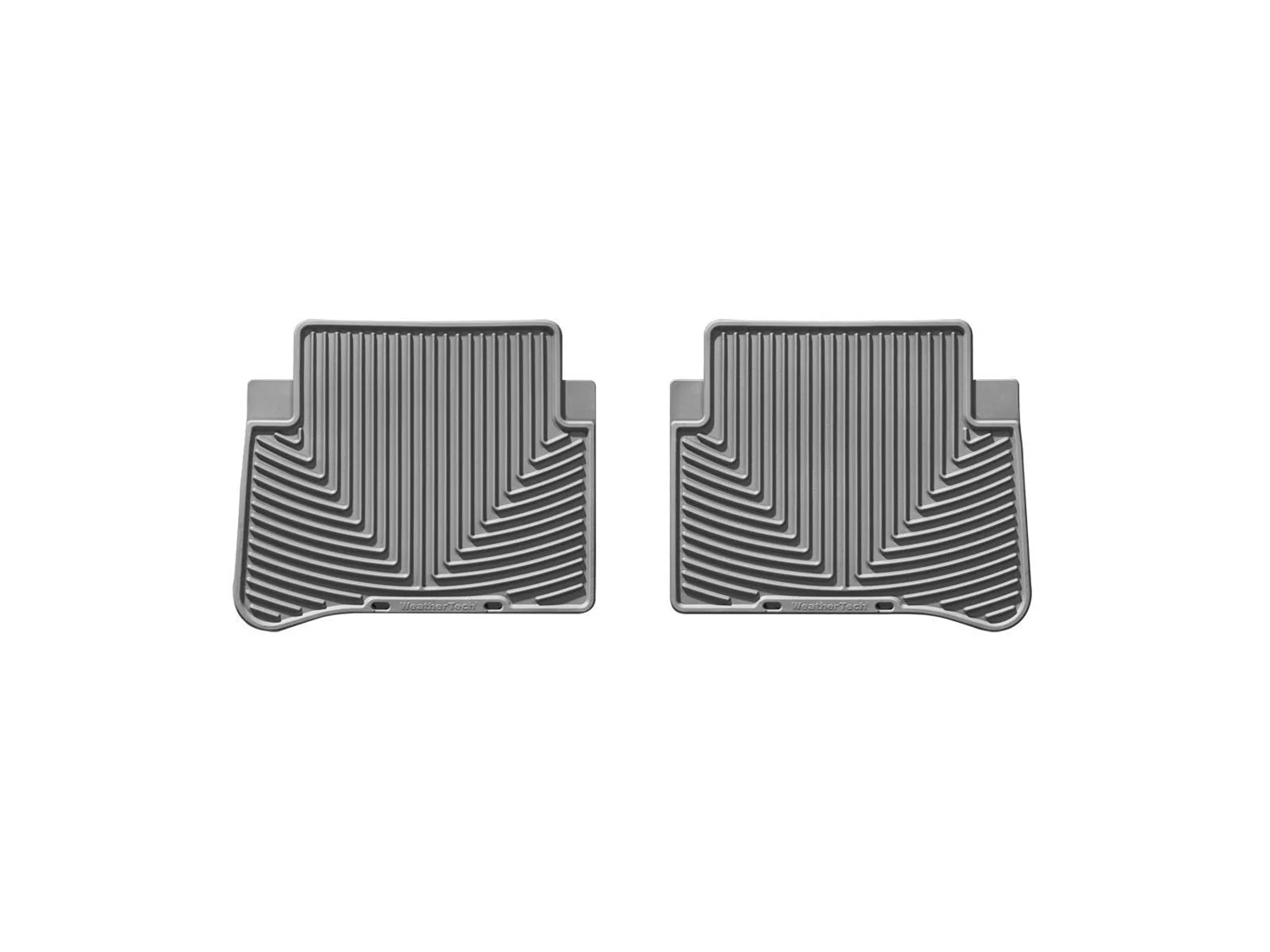 WeatherTech All Weather Floor Mats; Gray; Rear;