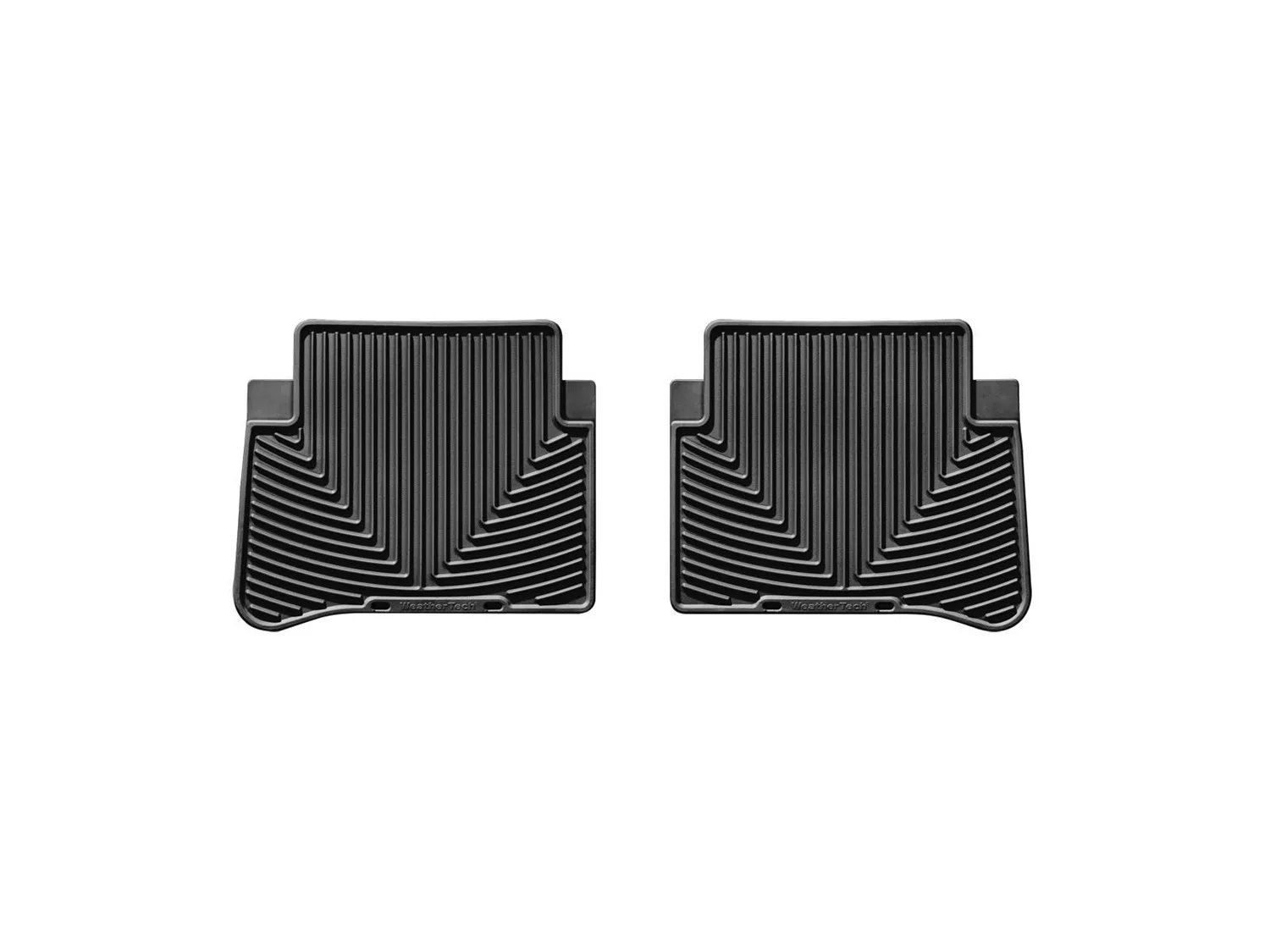 WeatherTech All Weather Floor Mats; Black; Rear;