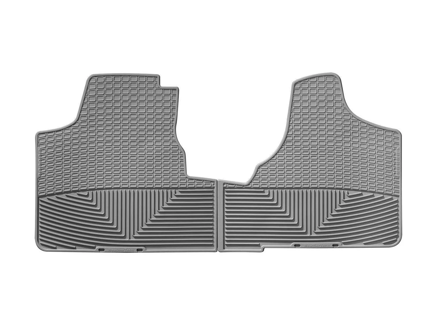WeatherTech All Weather Floor Mats; Gray; Front;