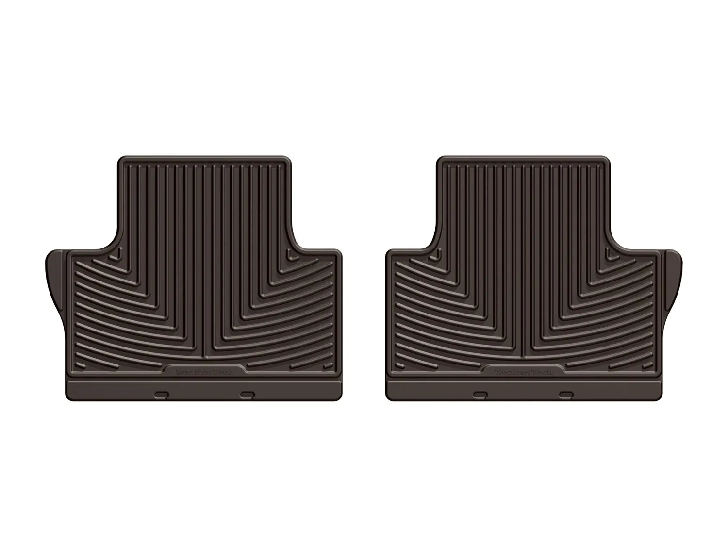 WeatherTech All Weather Floor Mats; Cocoa; Rear;
