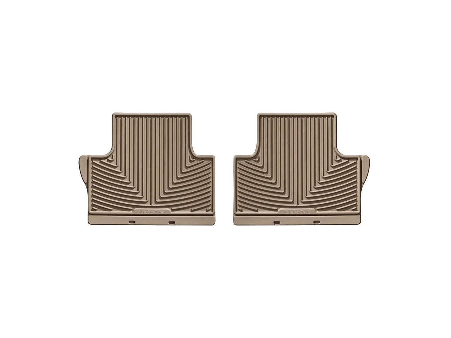 WeatherTech All Weather Floor Mats; Tan; Rear;