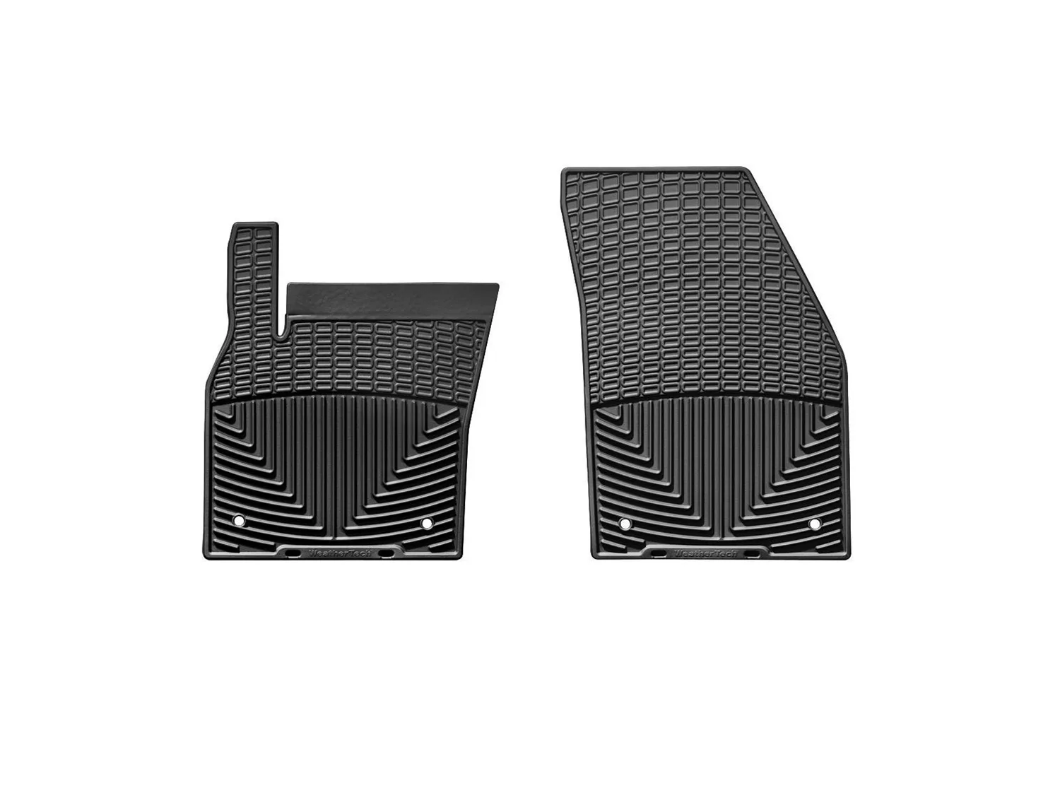 WeatherTech All Weather Floor Mats; Black; Front;