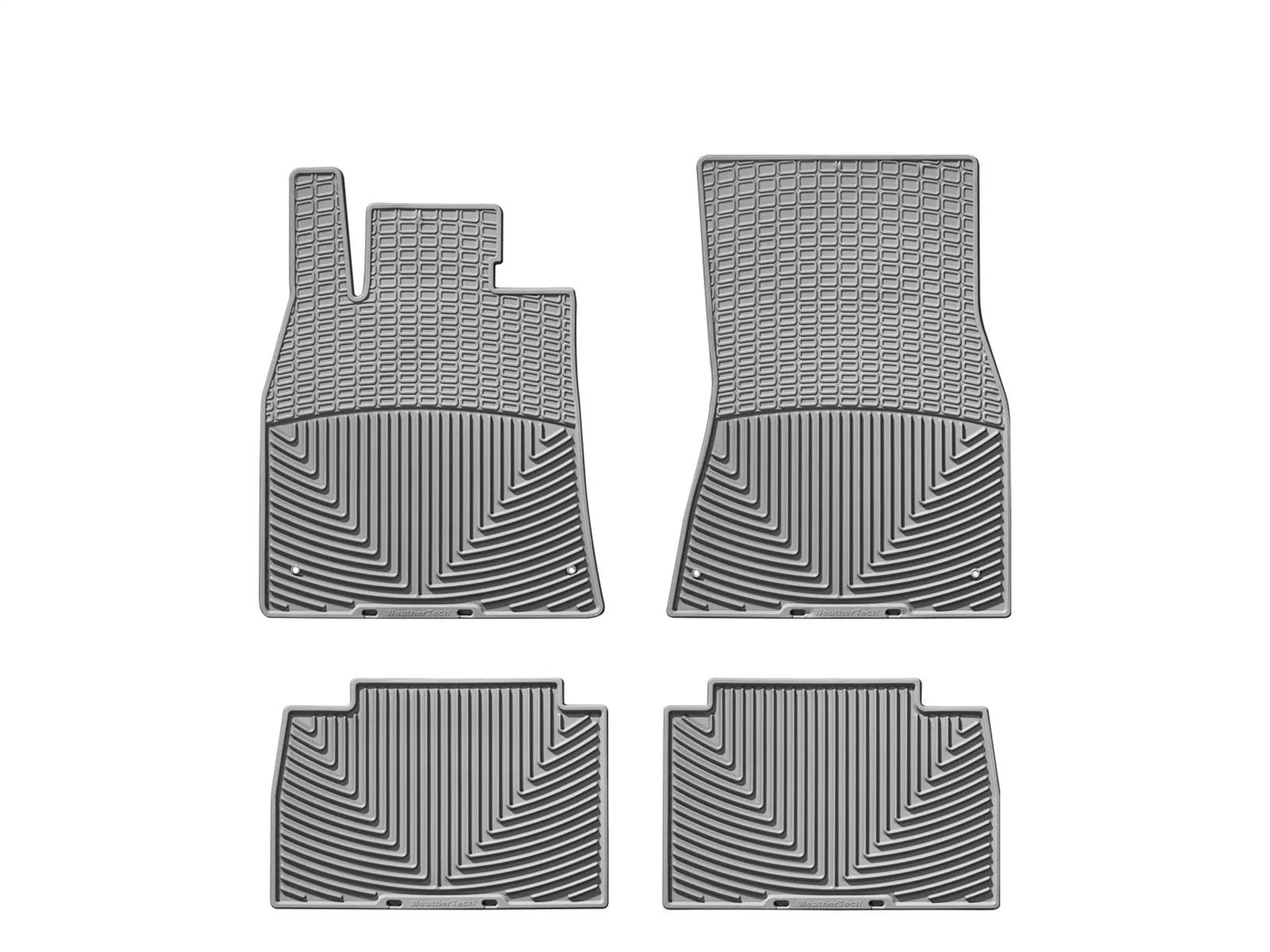 WeatherTech All Weather Floor Mats; Gray; Front and Rear;