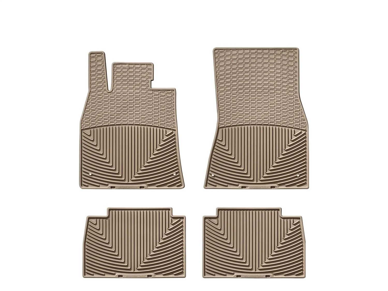 WeatherTech All Weather Floor Mats; Tan; Front and Rear;
