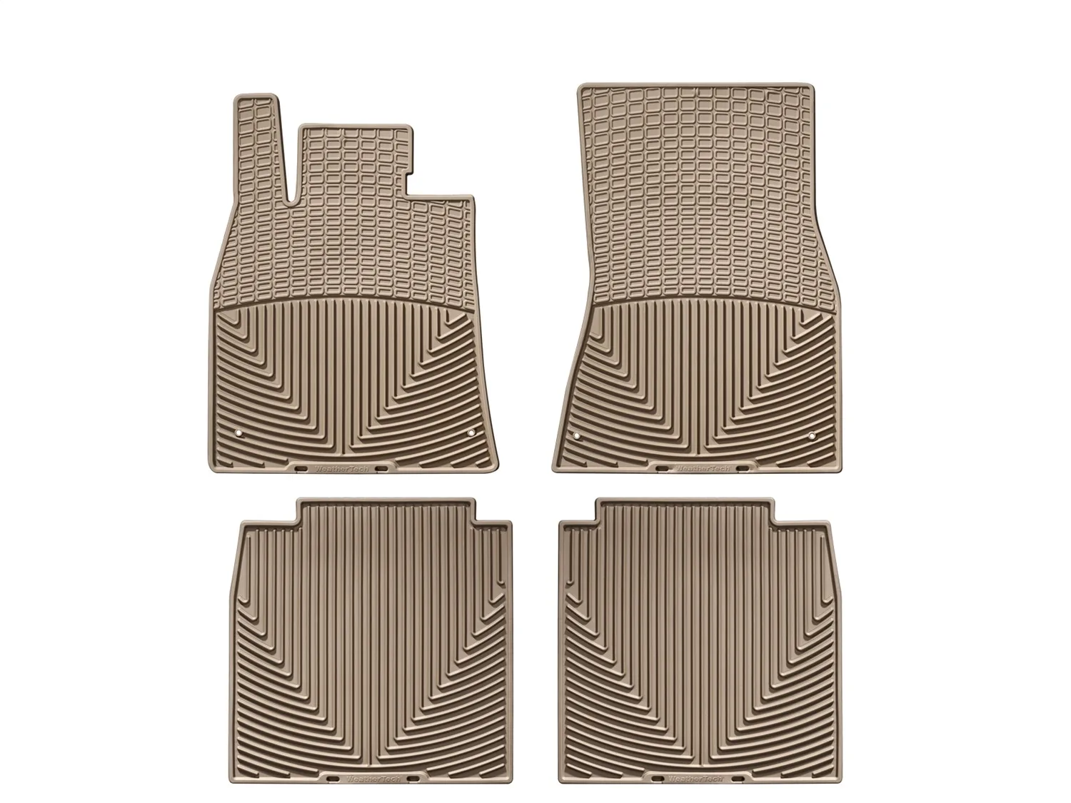 WeatherTech All Weather Floor Mats; Tan; Front and Rear;