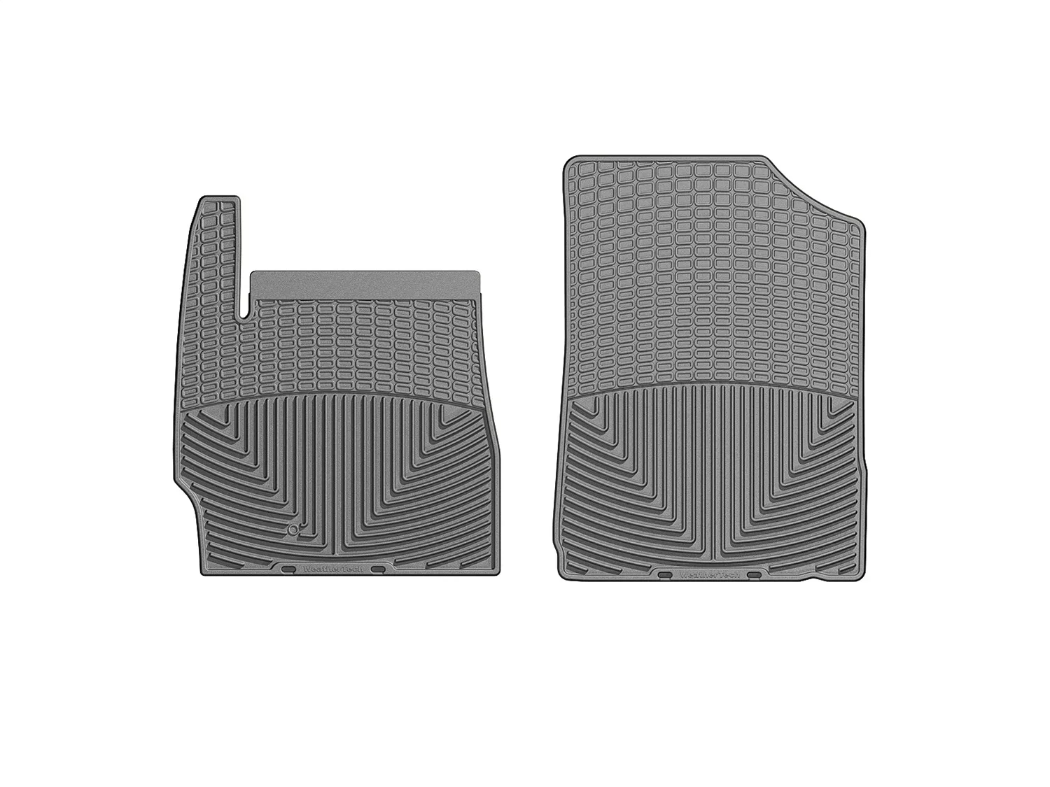 WeatherTech All Weather Floor Mats; Gray; Front;