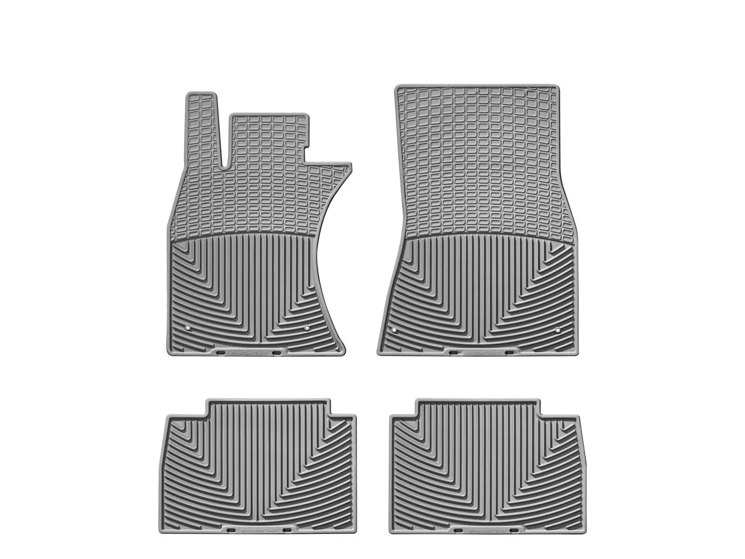WeatherTech All Weather Floor Mats; Gray; Front and Rear;