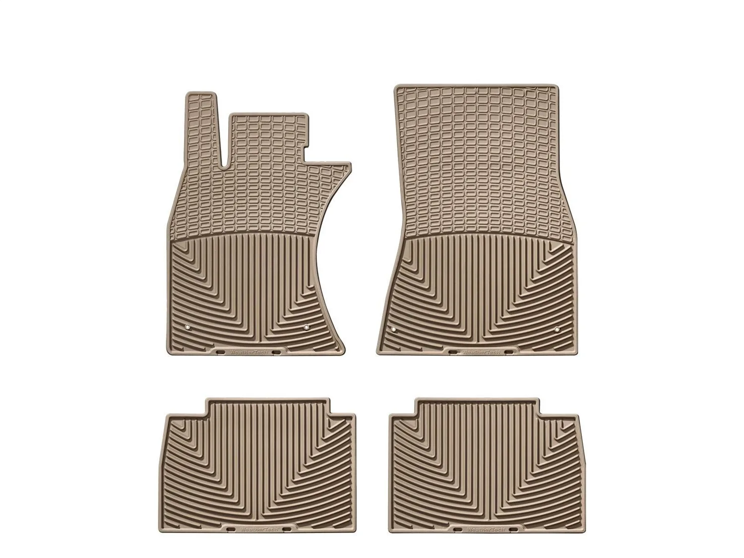 WeatherTech All Weather Floor Mats; Tan; Front and Rear;