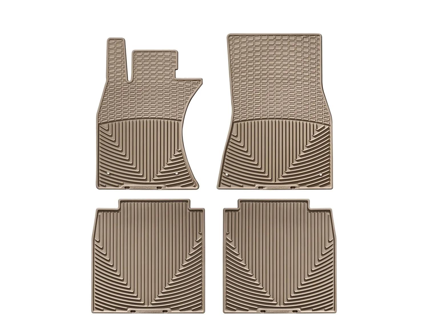 WeatherTech All Weather Floor Mats; Tan; Front and Rear;