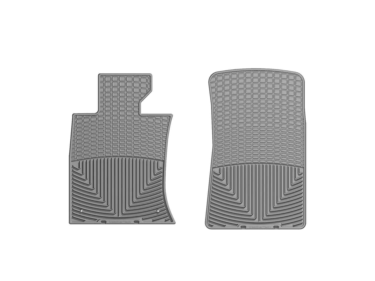 WeatherTech All Weather Floor Mats; Gray; Front;