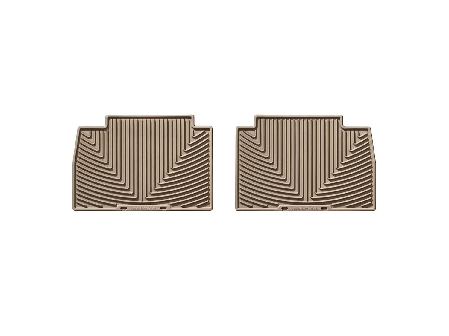 WeatherTech All Weather Floor Mats; Tan; Rear;