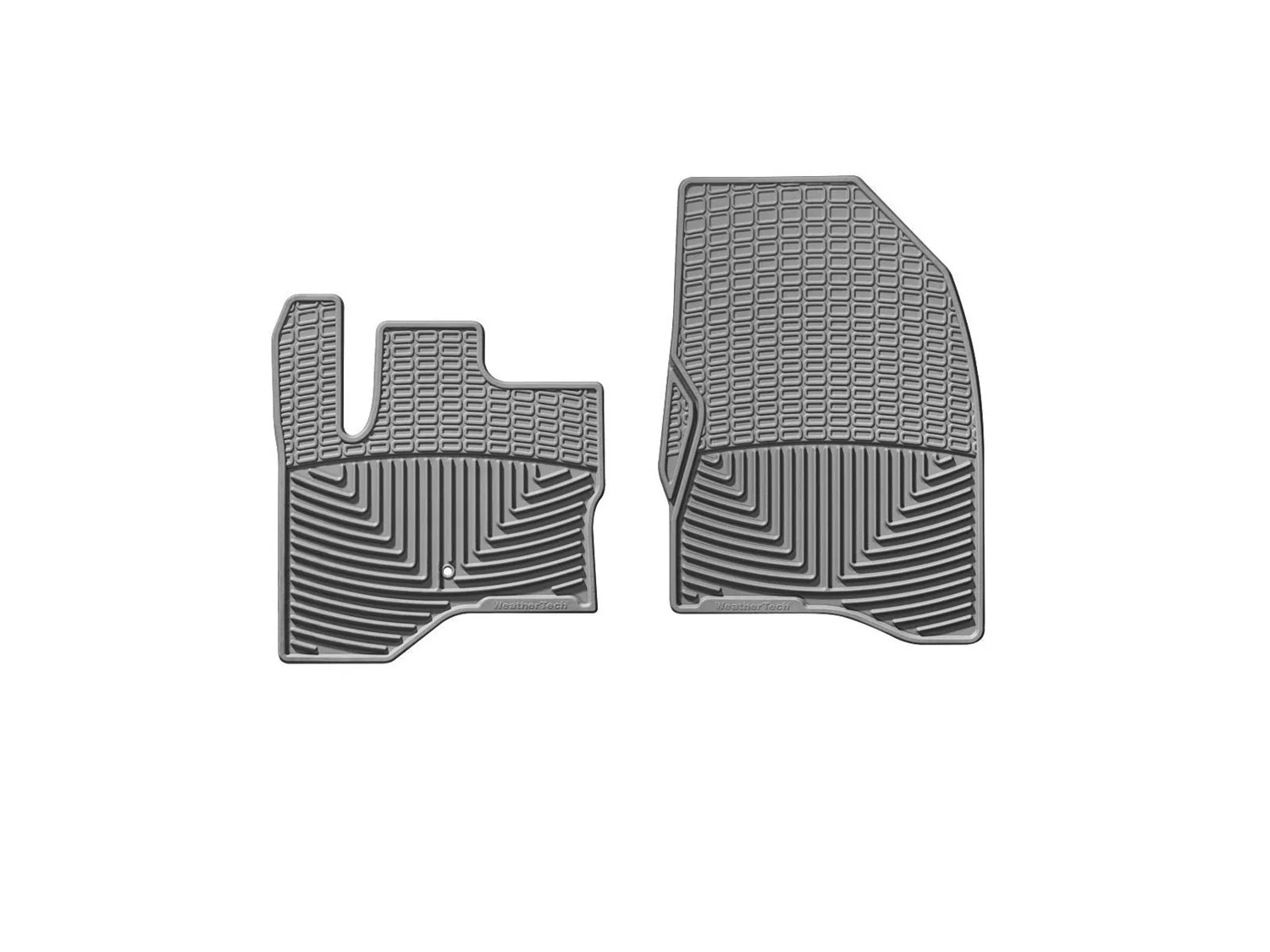 WeatherTech All Weather Floor Mats; Gray; Front;