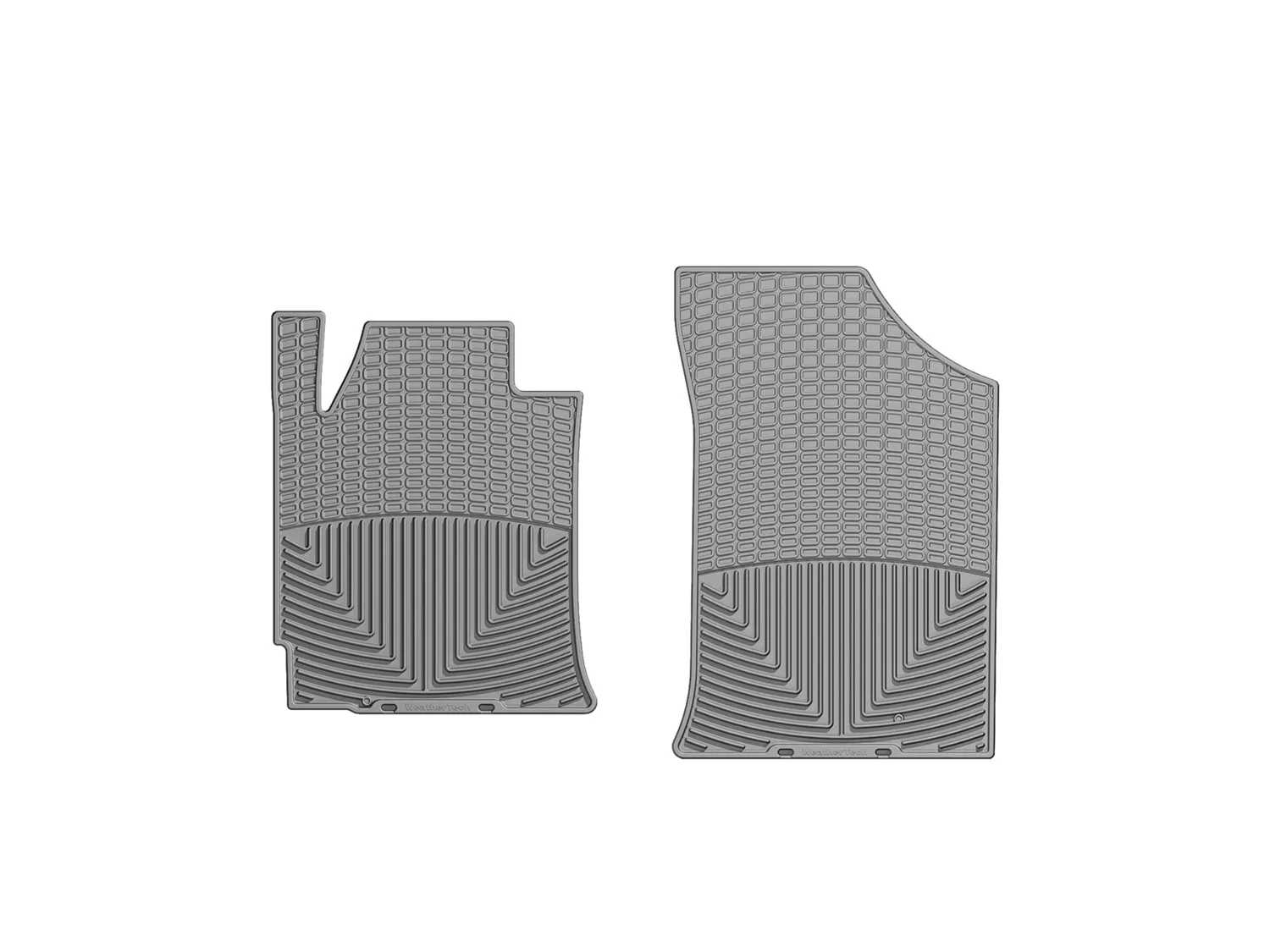 WeatherTech All Weather Floor Mats; Gray; Front;