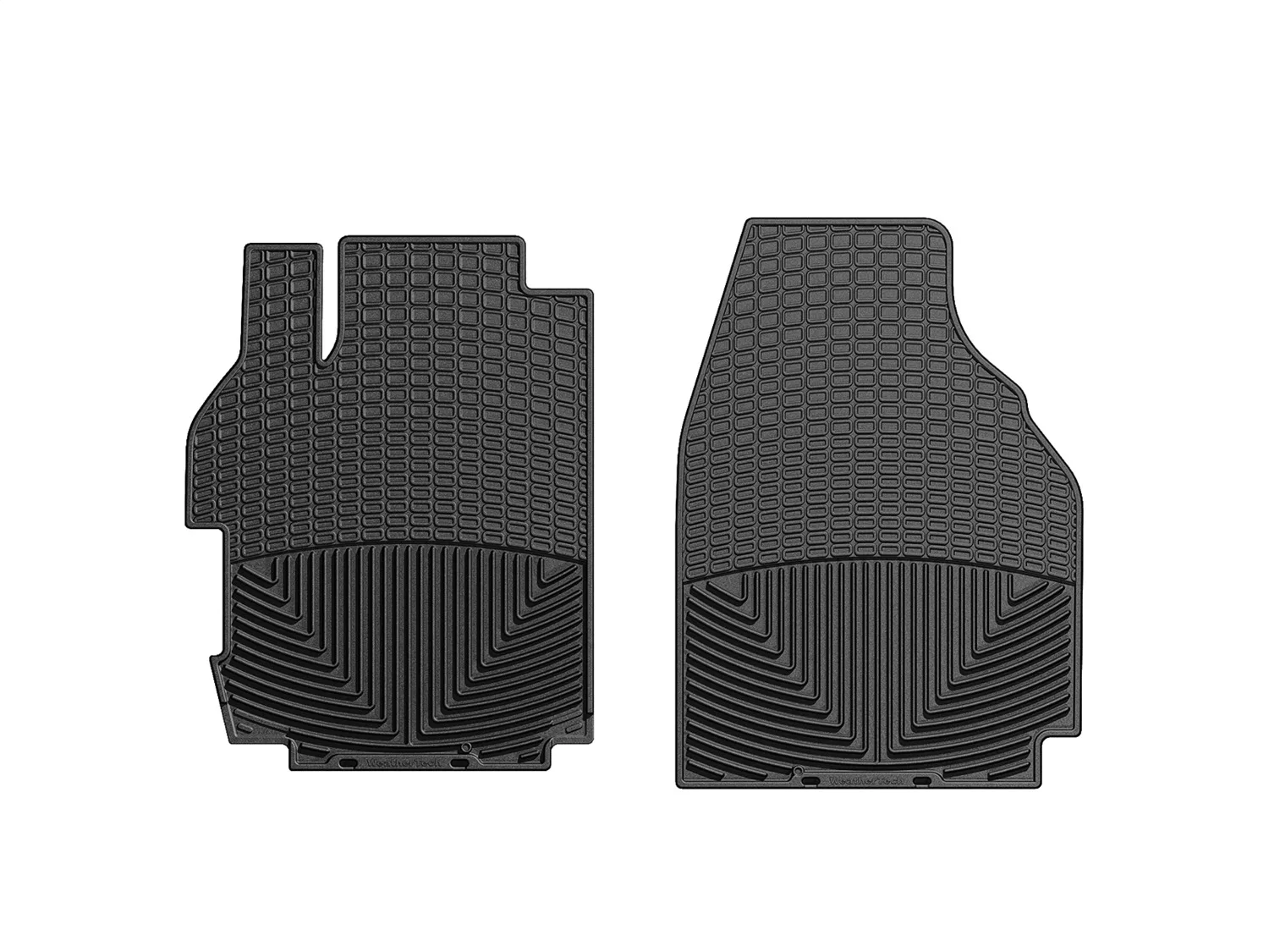 WeatherTech All Weather Floor Mats; Black; Front;