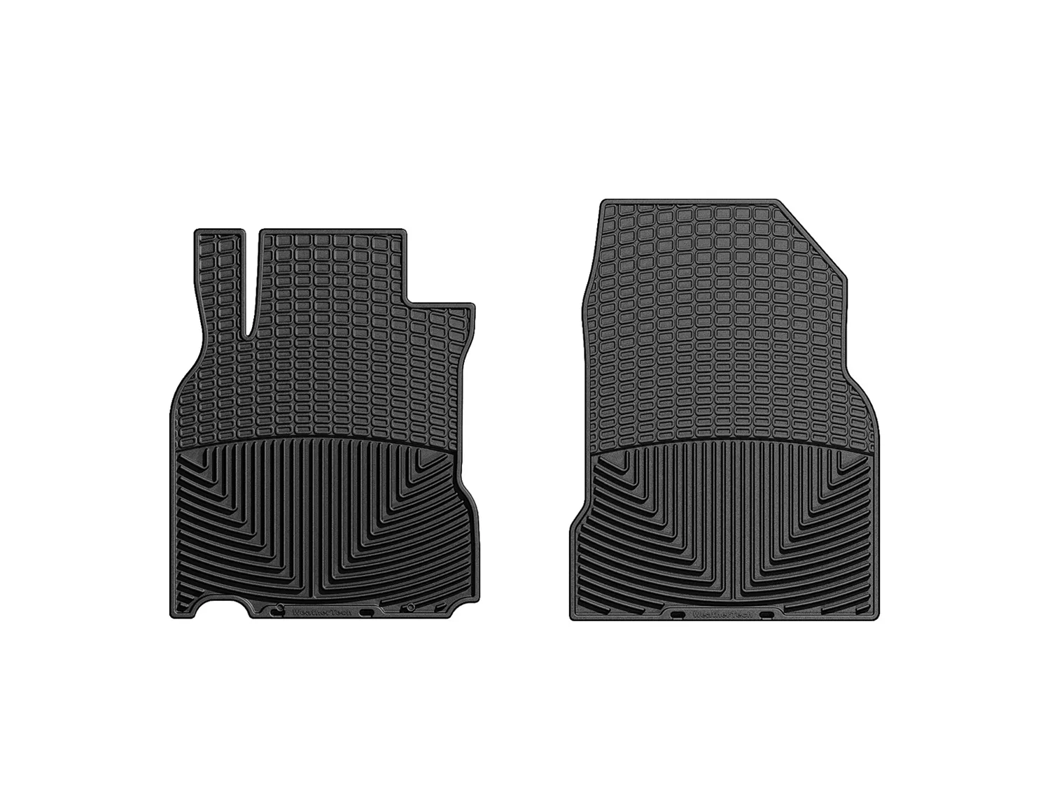 WeatherTech All Weather Floor Mats; Black; Front;