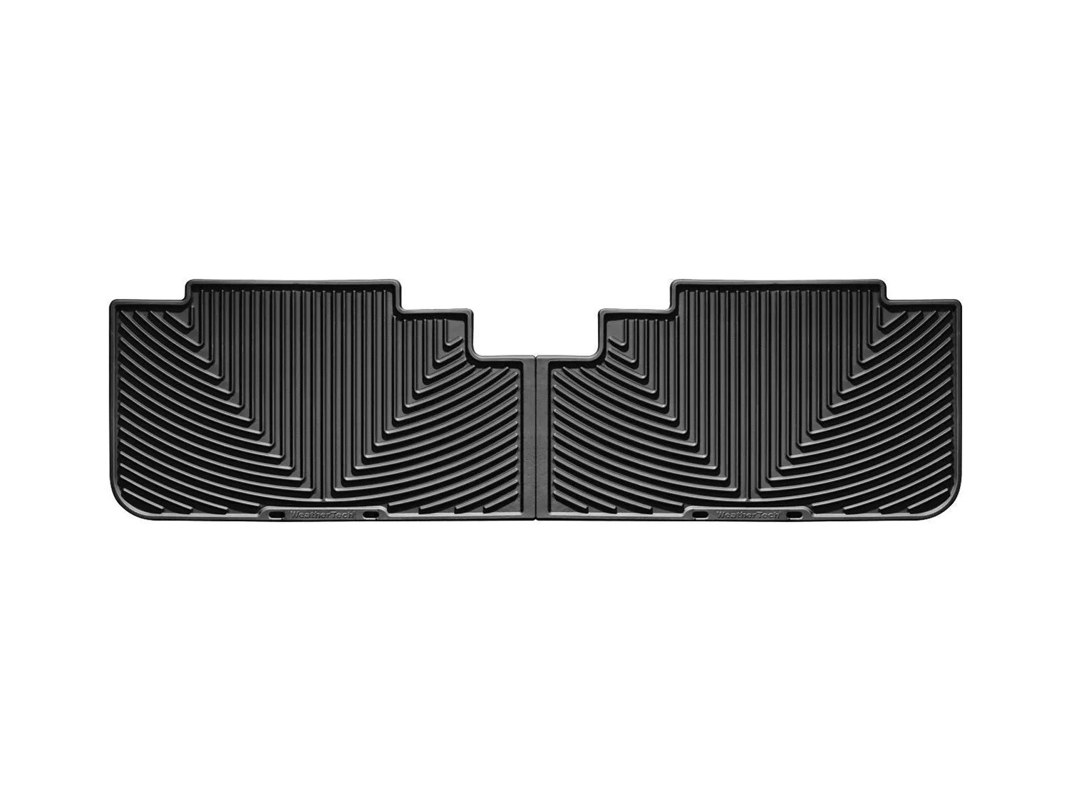 WeatherTech All Weather Floor Mats; Black; Rear;