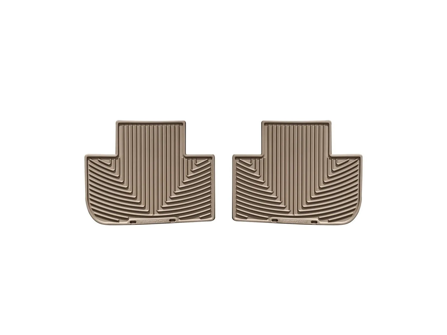 WeatherTech All Weather Floor Mats; Tan; Rear;