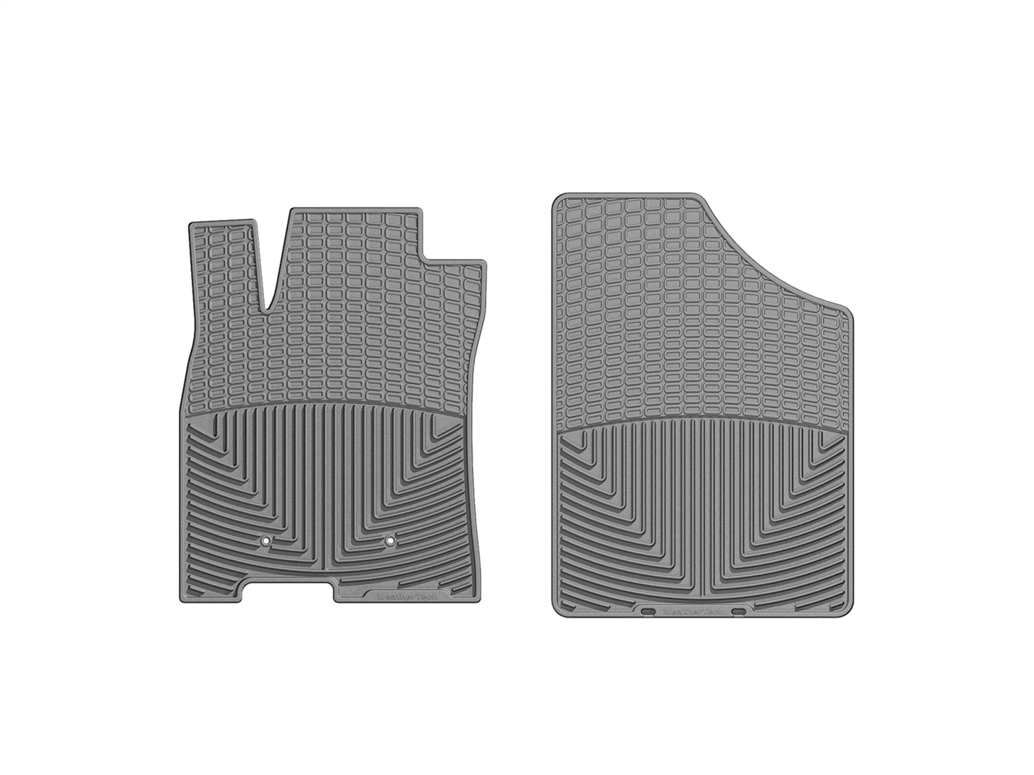 WeatherTech All Weather Floor Mats; Gray; Front;