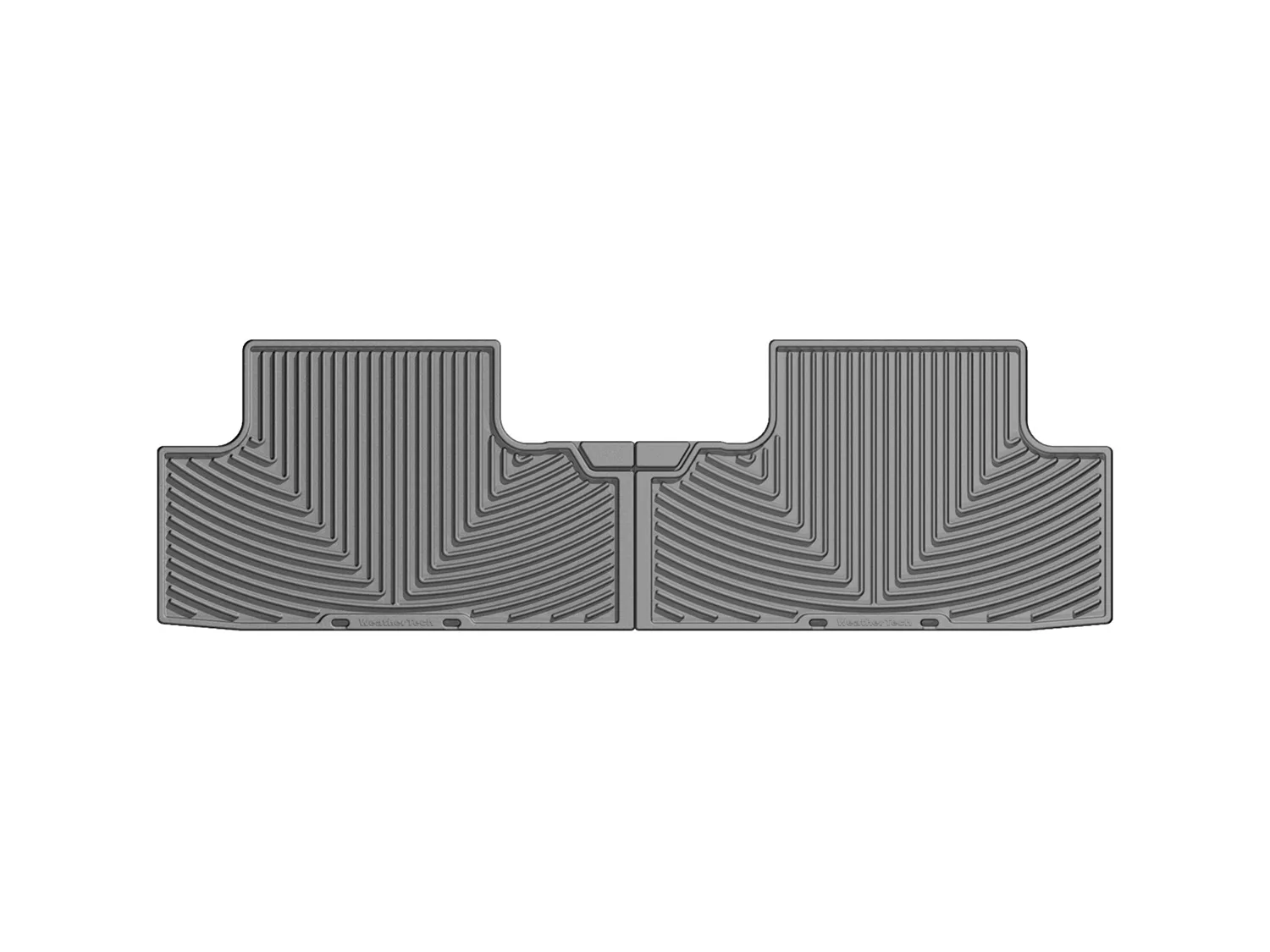 WeatherTech All Weather Floor Mats; Gray; Rear;