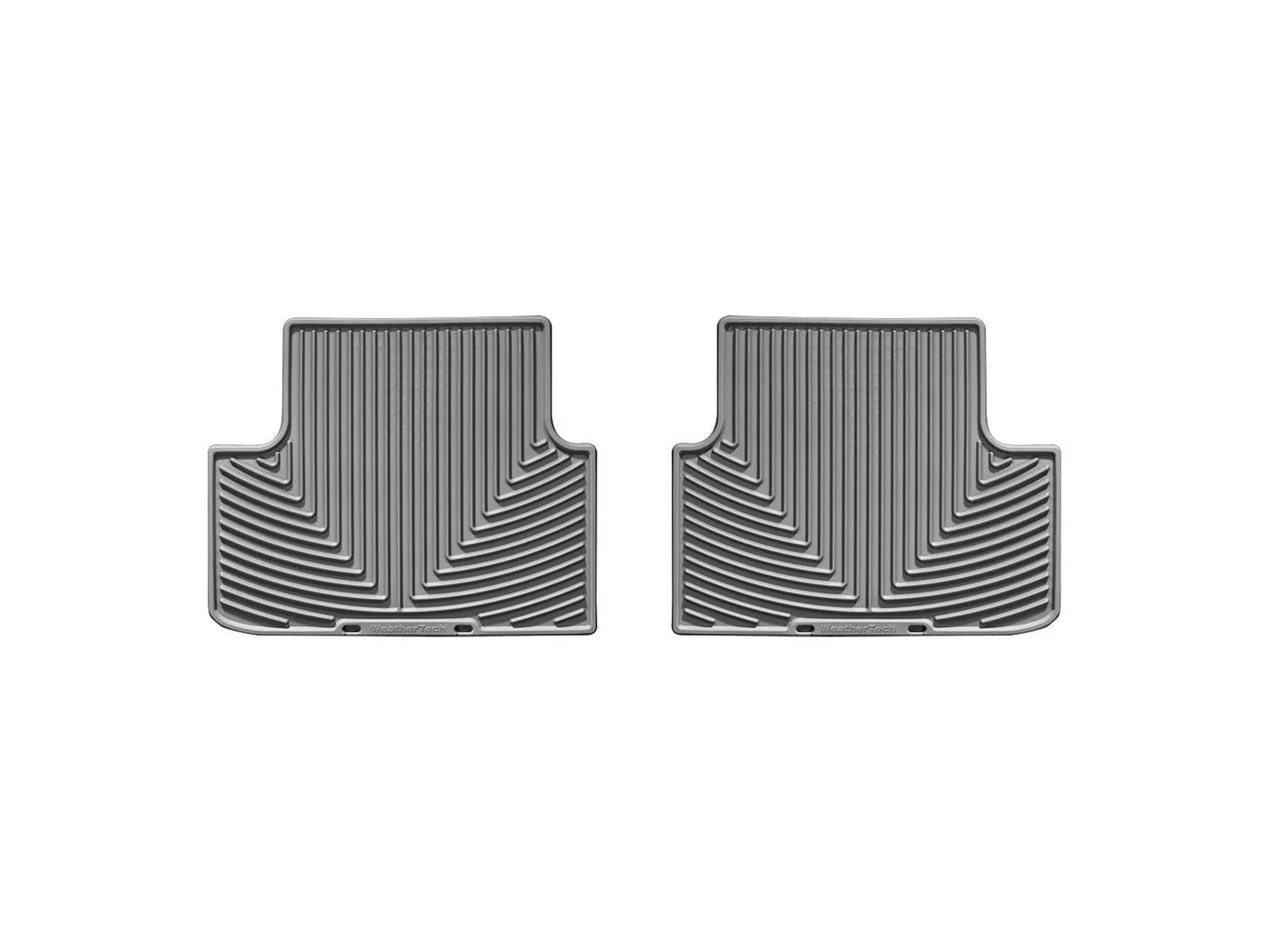 WeatherTech All Weather Floor Mats; Gray; Rear;