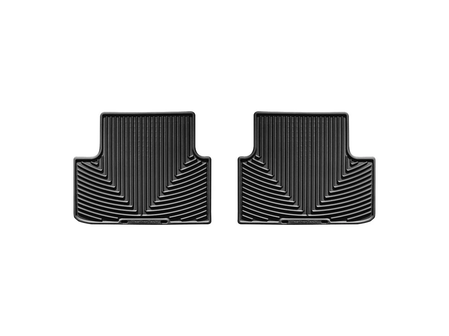 WeatherTech All Weather Floor Mats; Black; Rear;