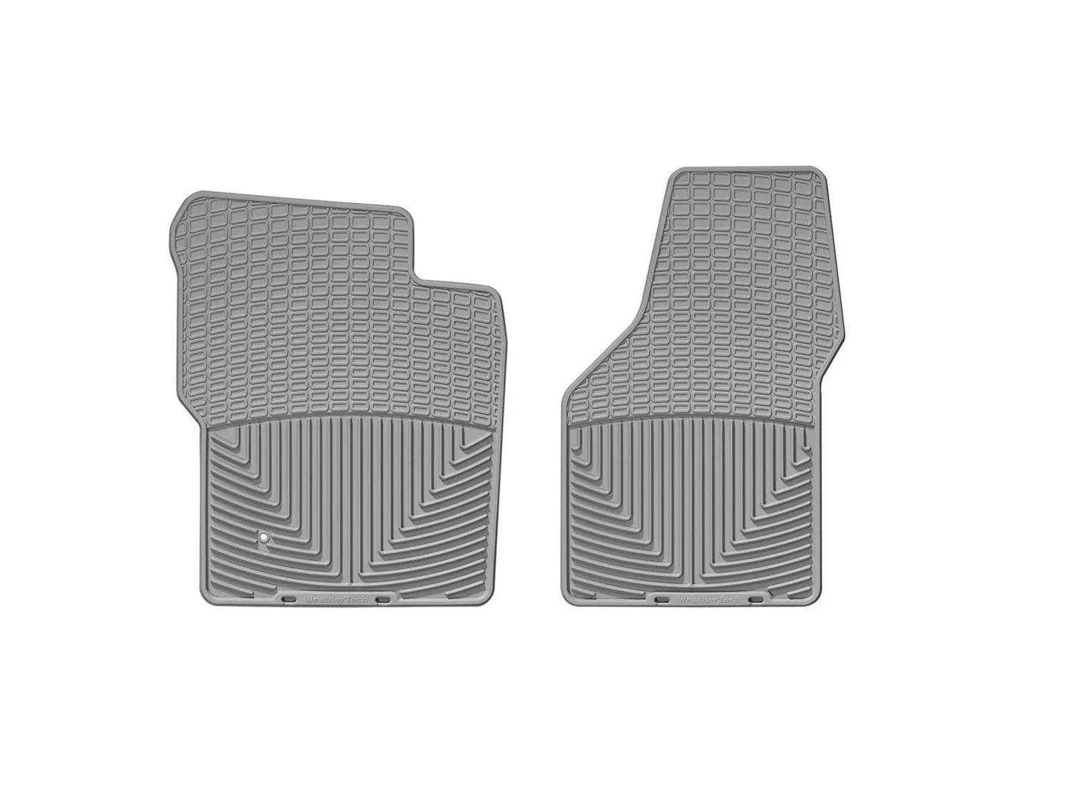 WeatherTech All Weather Floor Mats; Gray; Front;