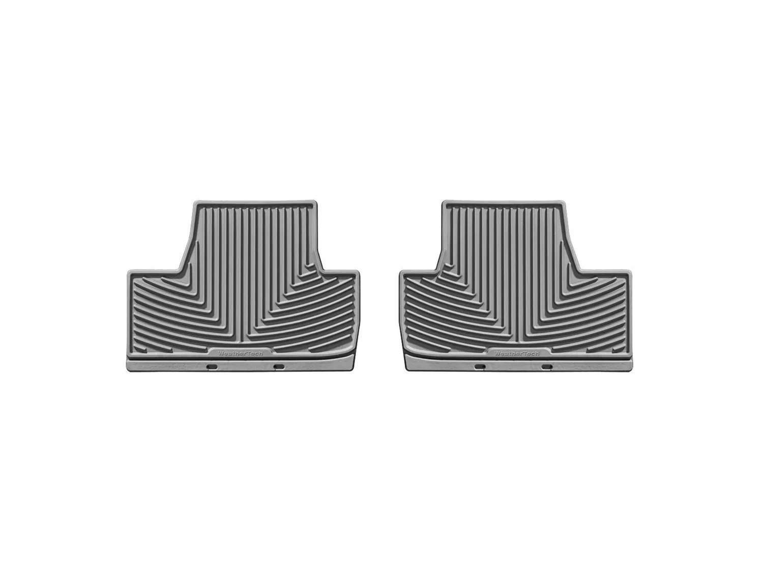 WeatherTech All Weather Floor Mats; Gray; Rear;