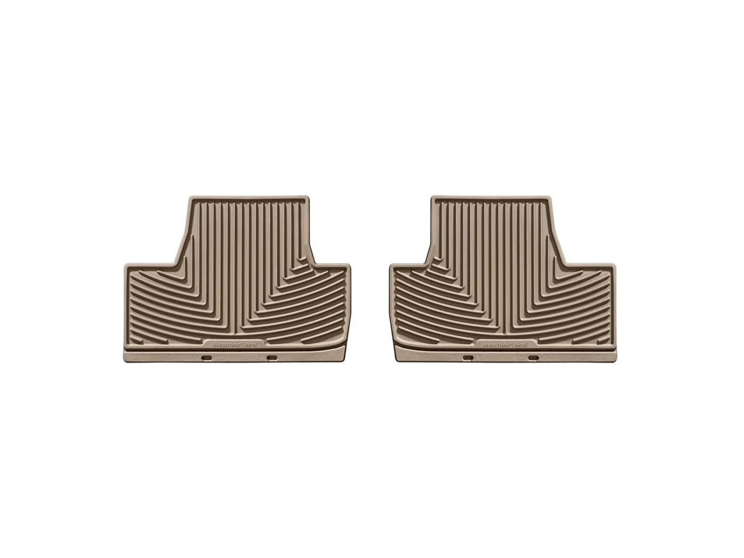 WeatherTech All Weather Floor Mats; Tan; Rear;