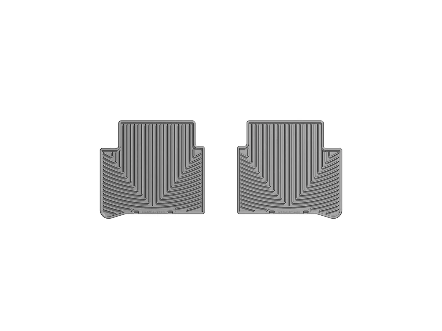 WeatherTech All Weather Floor Mats; Gray; Rear;