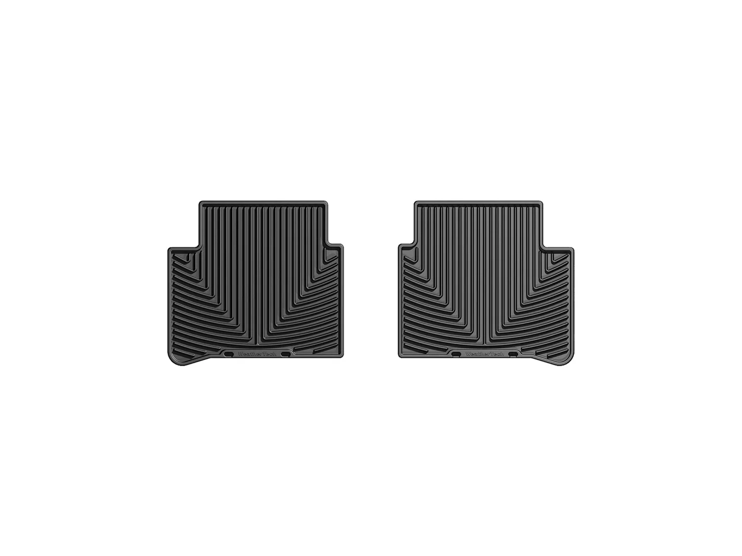 WeatherTech All Weather Floor Mats; Black; Rear;