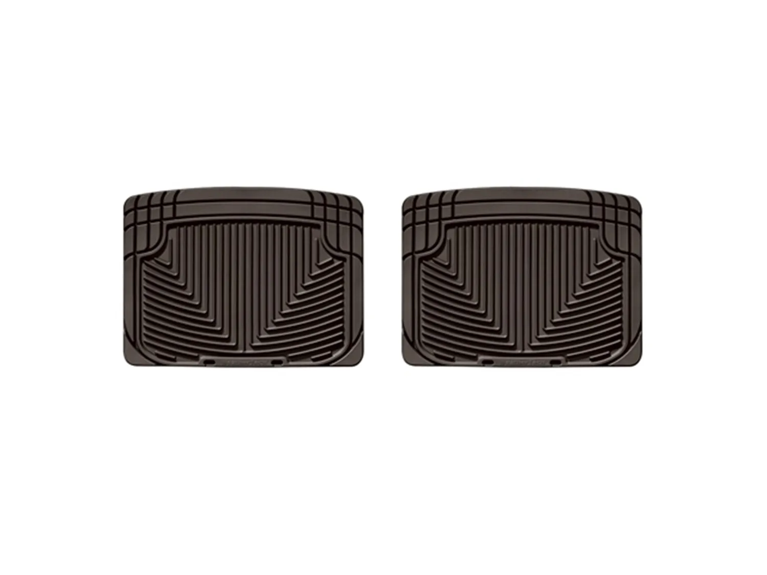 WeatherTech All Weather Floor Mats; Cocoa; Rear;