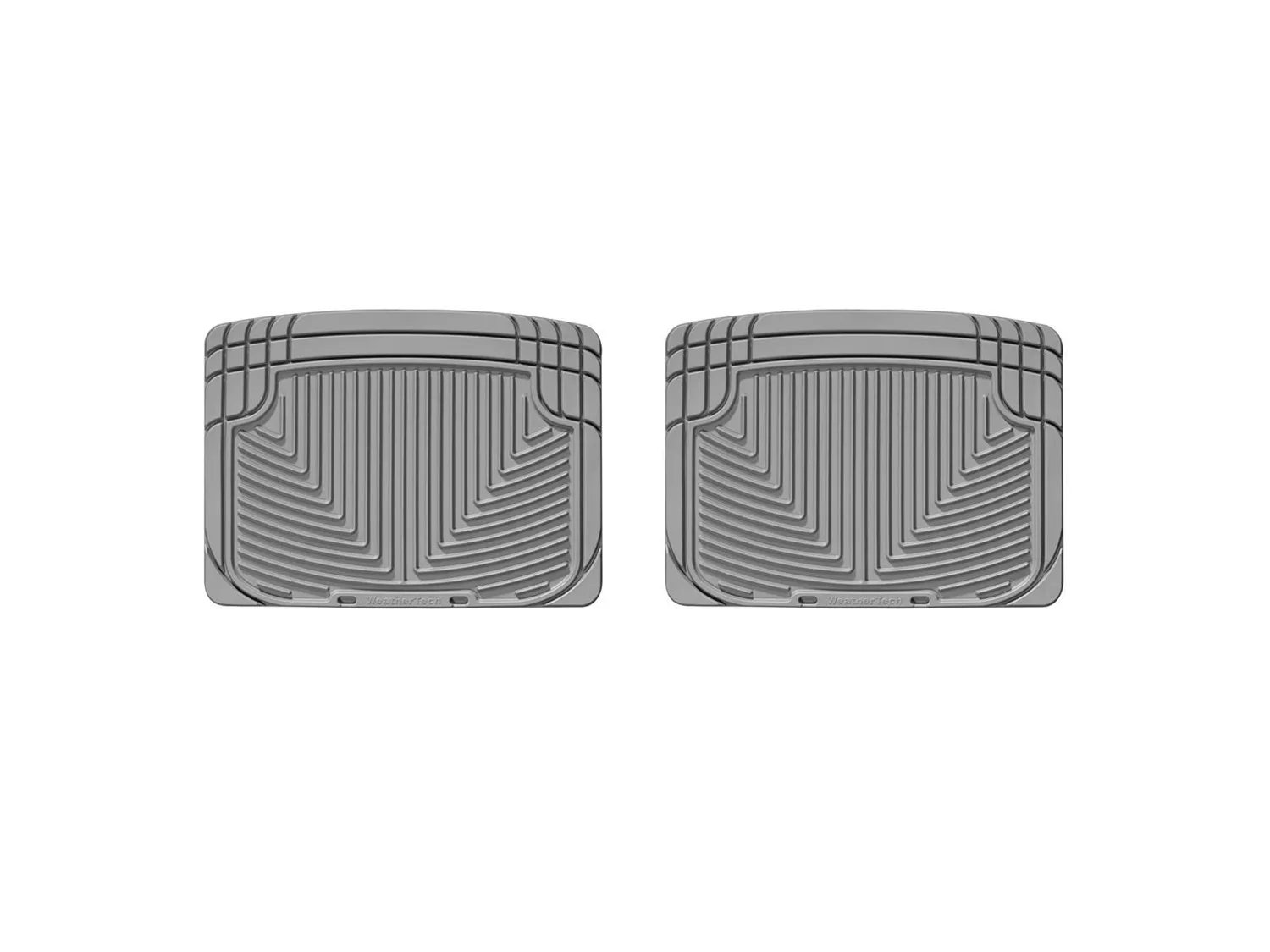 WeatherTech All Weather Floor Mats; Gray; Rear;