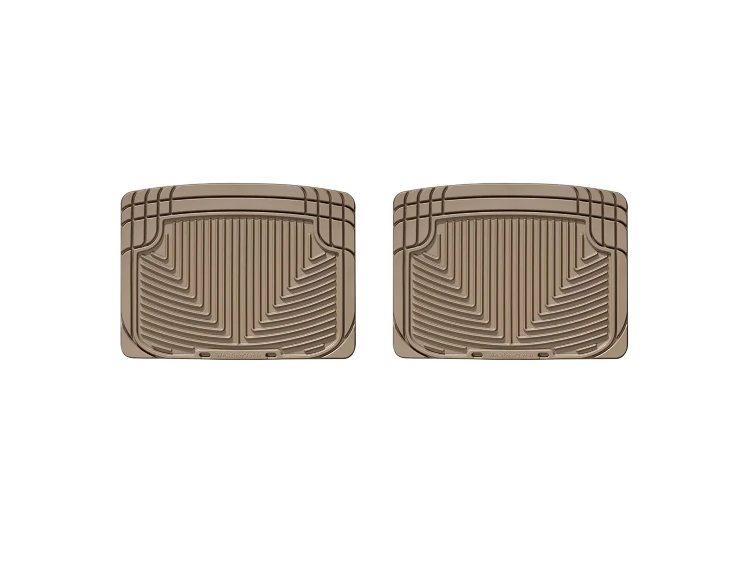 WeatherTech All Weather Floor Mats; Tan; Rear;