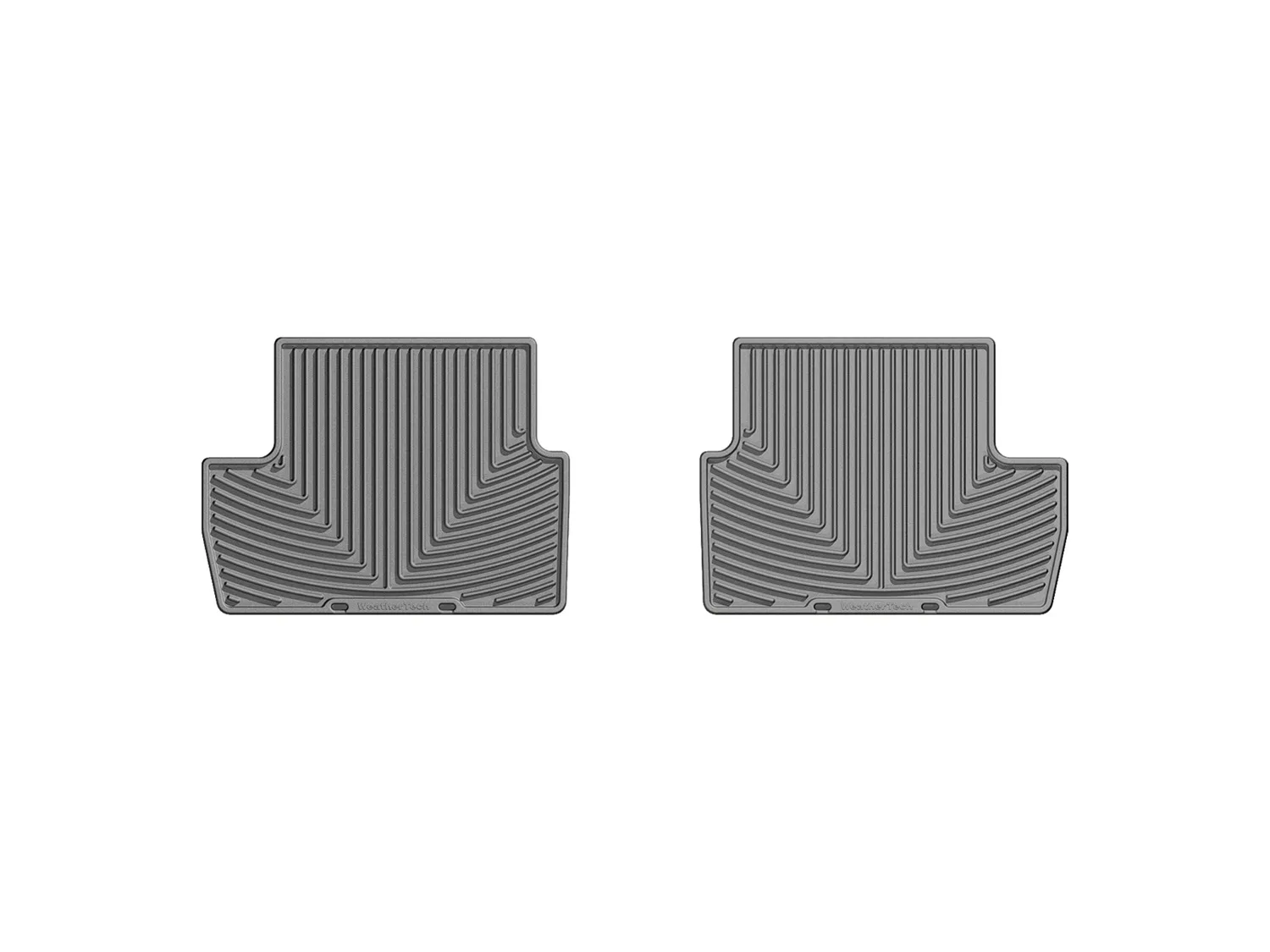 WeatherTech All Weather Floor Mats; Gray; Rear;