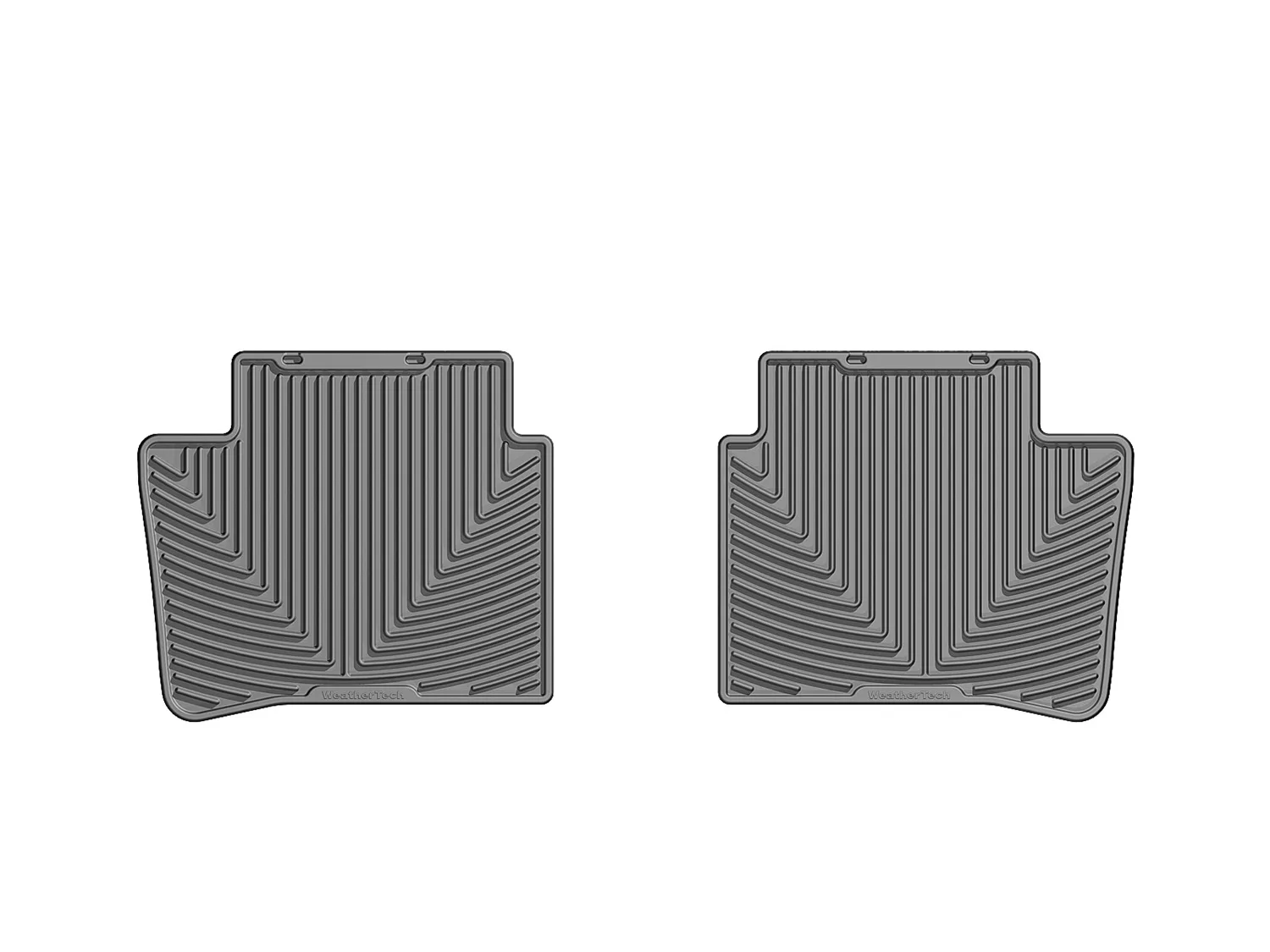WeatherTech All Weather Floor Mats; Gray; Rear;