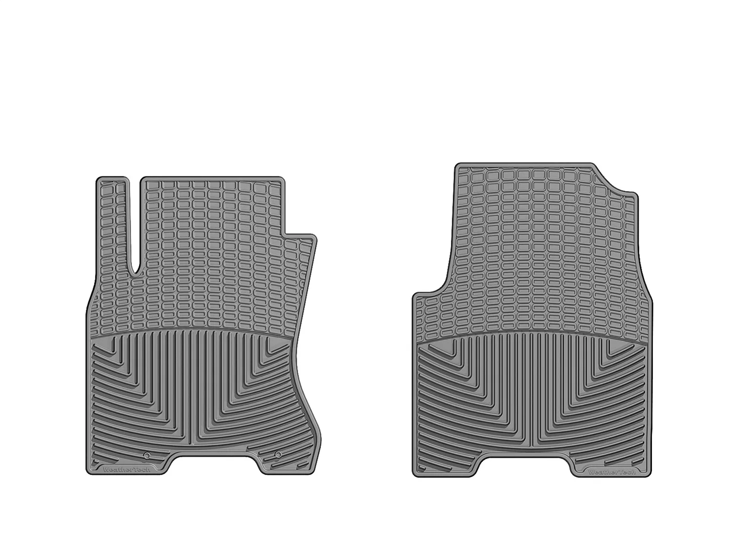 WeatherTech All Weather Floor Mats; Gray; Front;