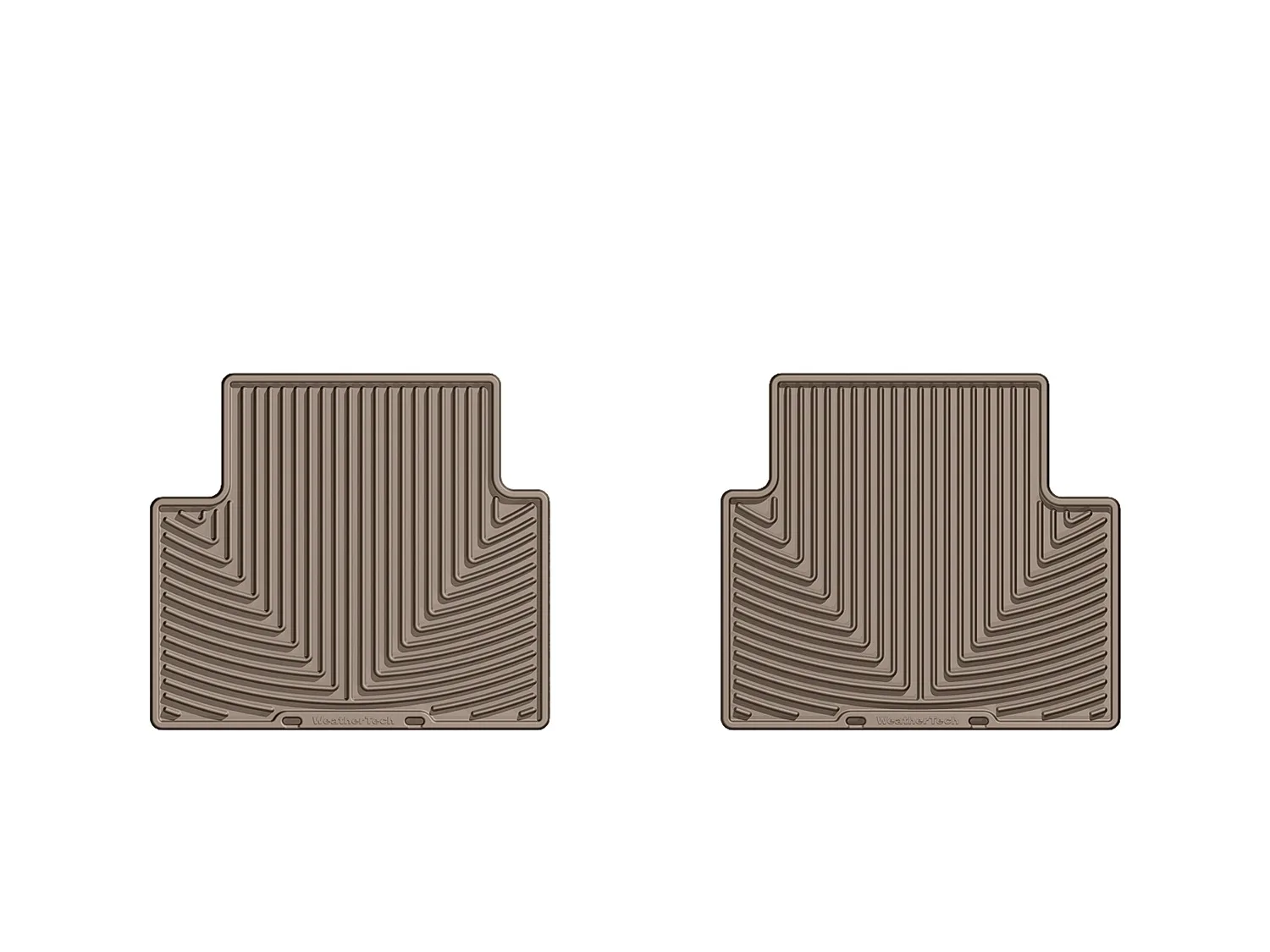 WeatherTech All Weather Floor Mats; Tan; Rear;