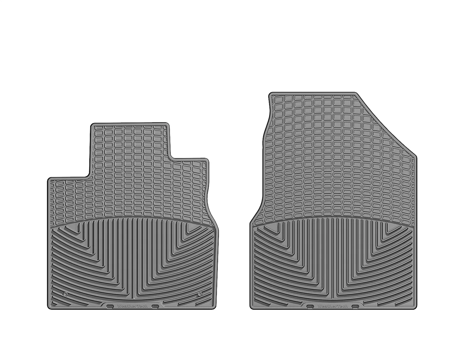 WeatherTech All Weather Floor Mats; Gray; Front;
