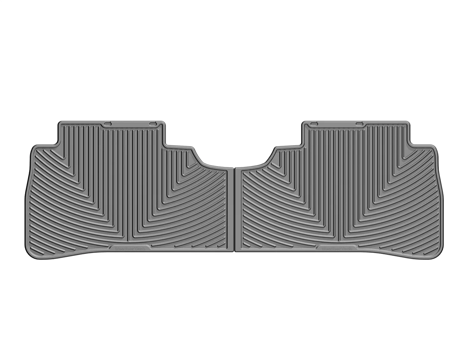 WeatherTech All Weather Floor Mats; Gray; Rear;