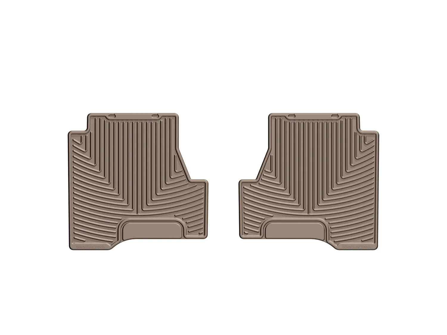 WeatherTech All Weather Floor Mats; Tan; Rear;