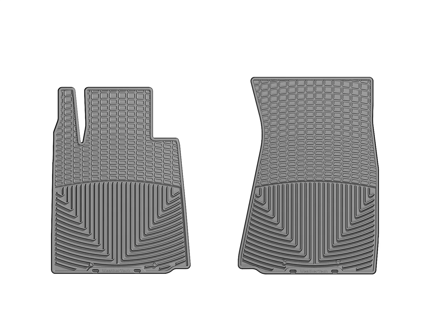 WeatherTech All Weather Floor Mats; Gray; Front;