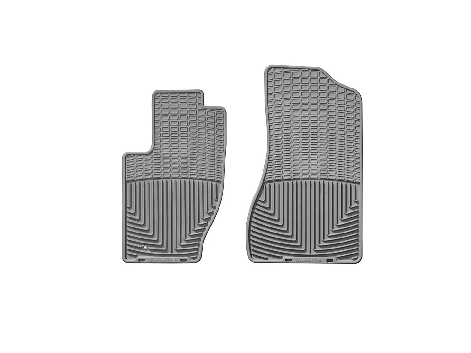 WeatherTech All Weather Floor Mats; Gray; Front;