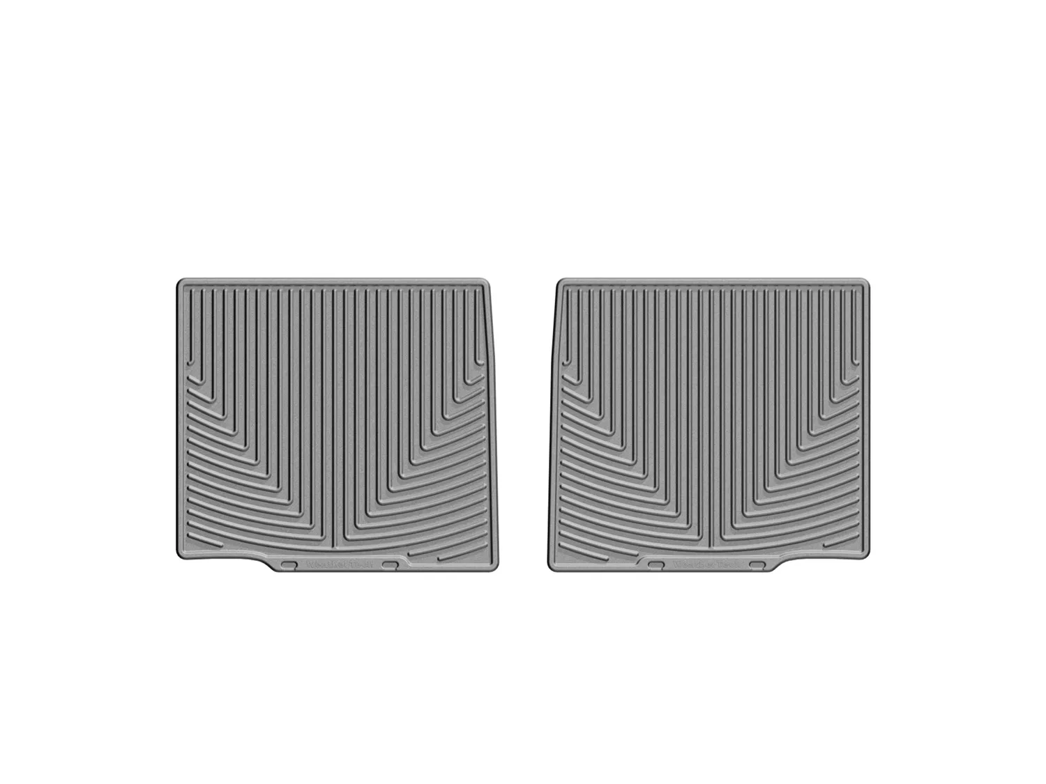 WeatherTech All Weather Floor Mats; Gray; Rear;