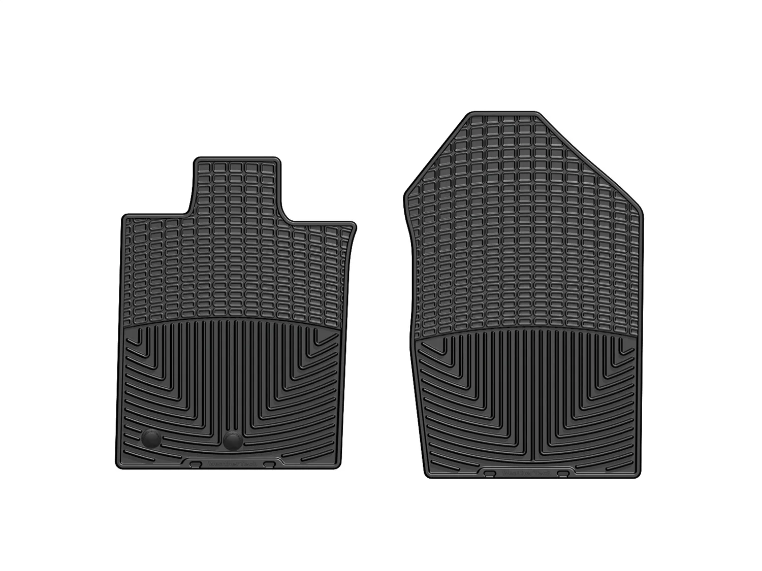 WeatherTech All Weather Floor Mats; Black; Front;