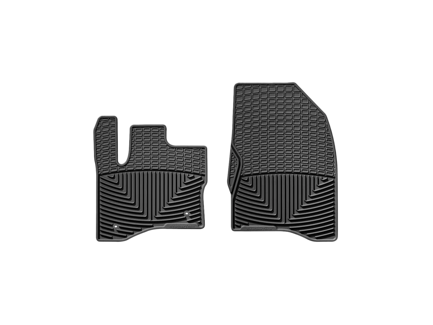 WeatherTech All Weather Floor Mats; Black; Front;